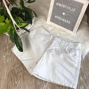 Bass Size 4 Cotton Shorts Off White Cream Colored